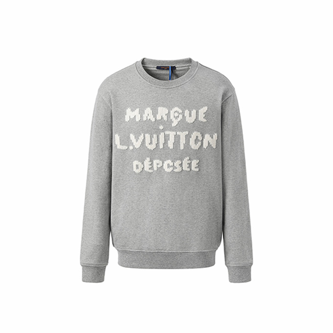 9a+ quality louis vuitton wool embroidered sweatshirt